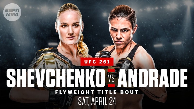 UFC 261 pronostico scommesse Shevchenko vs Andrade