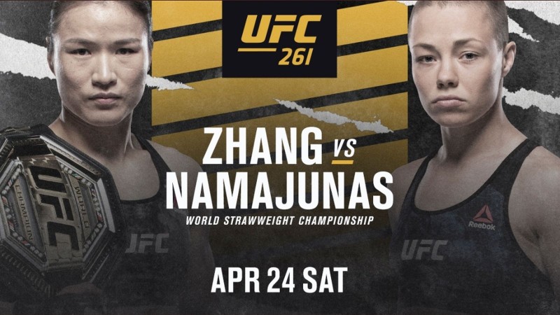 UFC 261 pronostico, scommesse Zhang vs Namajunas