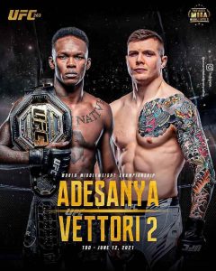 Scommesse pronostico professionale ufc 263 Adesanya-Vettori