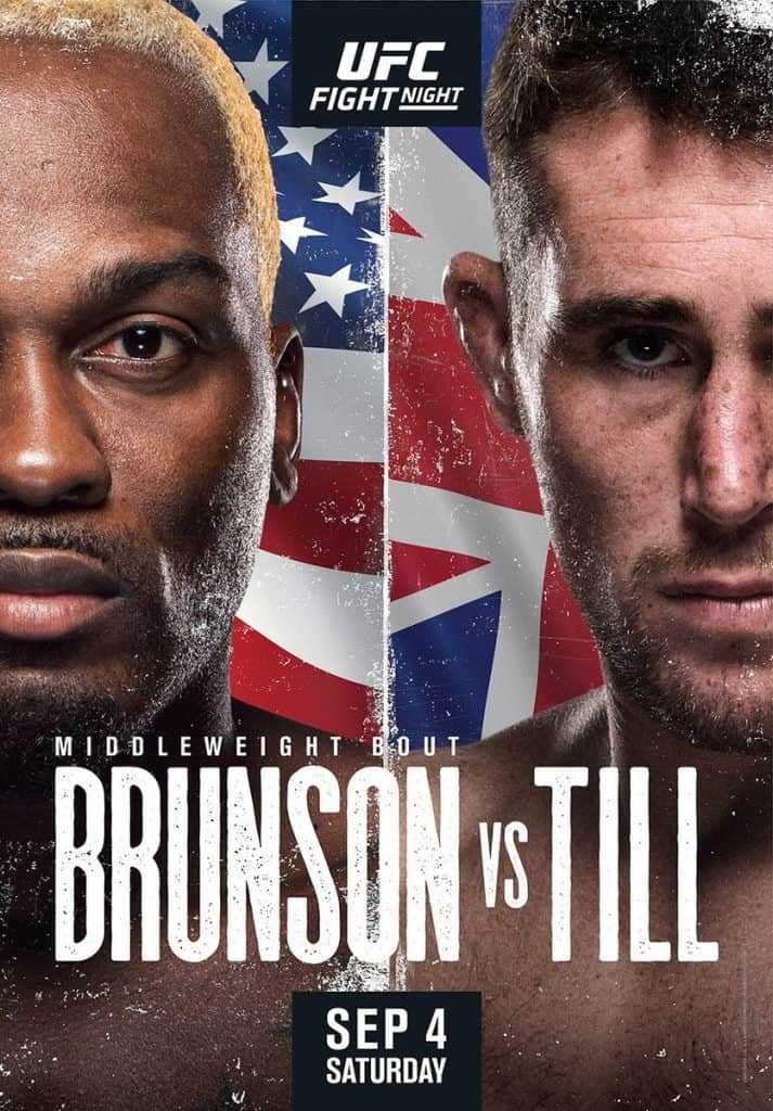 UFC Fight Night Brunson vs Till pronostici professionali