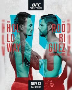 Pronostico UFC Holloway Rodriguez