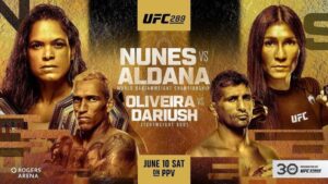 pronostici ufc 289 Nunes vs Aldana Oliveira vs Dariush.jpg