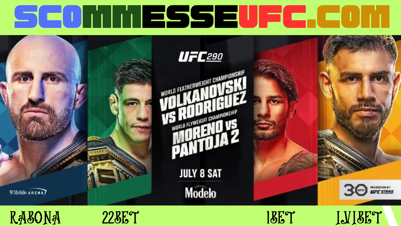 scommesse Volkanovski vs Rodriguez, scommesse Moreno vs Pantoja