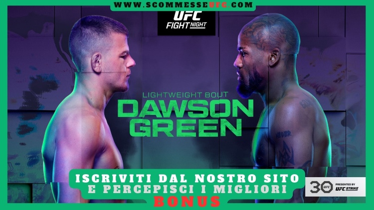 pronostici UFC Dawson vs Green