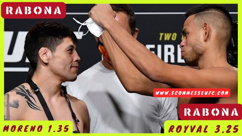 pronostici ufc Moreno vs Royval