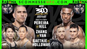 pronostici UFC 300 Pereira vs Hill