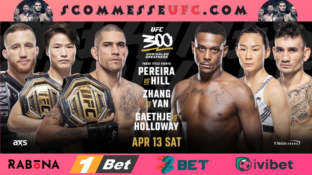 pronostici ufc 300 Pereira vs Hill