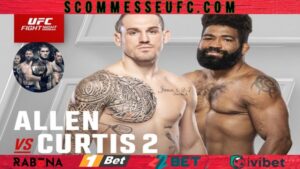 Pronostico Allen vs Curtis 2, scommesse UFC Italia