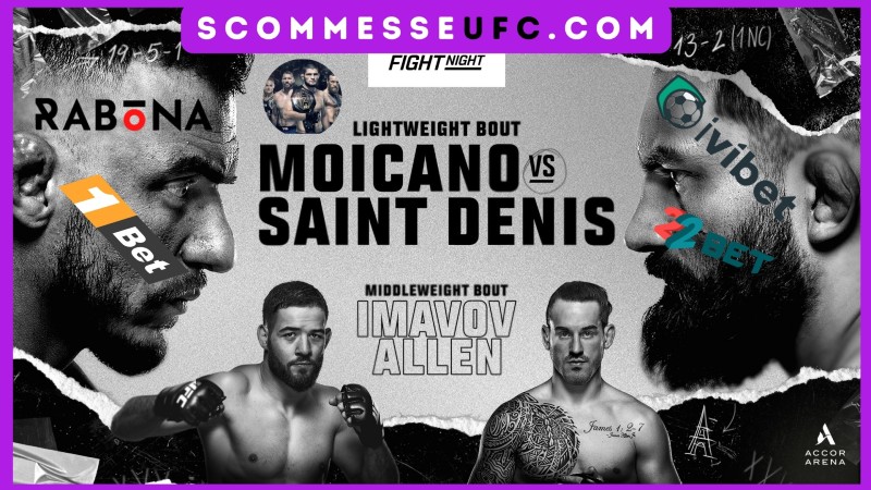 pronostici ufc fight night moicano vs saint denis