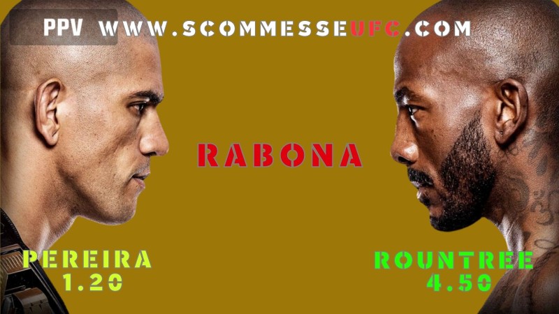 ufc scommesse e pronostico Pereira - Rountree