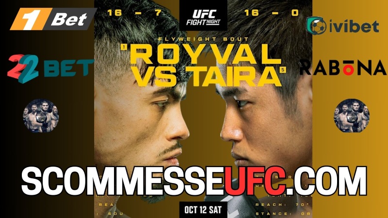 scommesse ufc Royval contro Taira