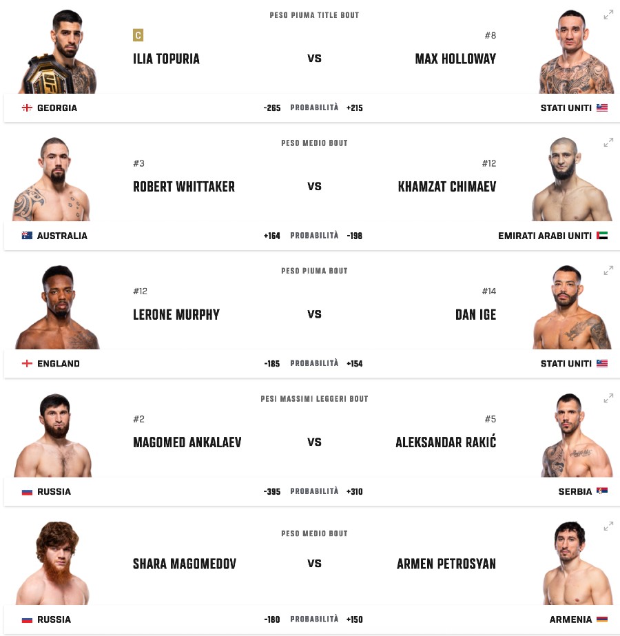 ufc 308 incontri
principali