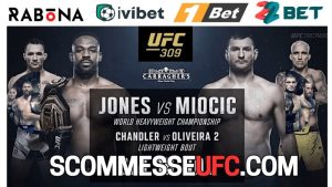 scommetti su ufc jones-miocic, oliveira-chandler, ufc 309